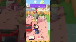 I try of gym on my island(Demanland... best name) in Animal Crossing: New Horizons