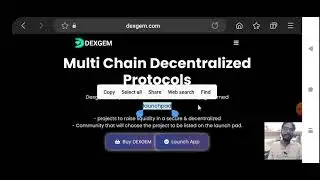 DEXGEM | Introduced Dexgem Project | Dexgem Is A Community-Governed Launchpad | English