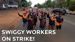 Swiggy Delivery Agents On Strike