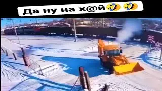 Iron #Bulldozer #Collided with Iron #Train #shorts #Railway #Track #Accident