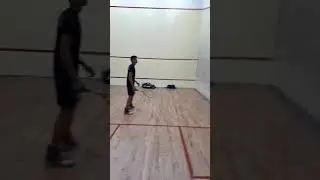 Ajay working hard under Squash Coach Pardeep Malik-Delhi