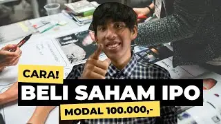 CARA BELI SAHAM IPO‼️MODAL 100 RIBU With AJAIB SEKURITAS