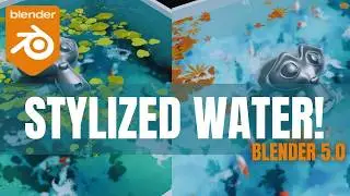 Новый аддон для Blender, позволяющий создавать стилизованную воду.