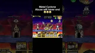 Fastest Metal Cyclone Clear, World Record?! 😈 (Battle cats)