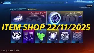 Rocket League item shop today 22/11/2025