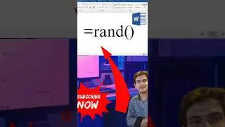 MS Word ka hidden formula! | =rand() ka magic 😱 #MSWord  #MSWordTricks #WordFormula #kaifsir