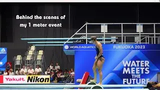 Behind the Scenes of my World Aquatics 1 Meter Event