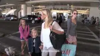 jennie garth and her kids at lax