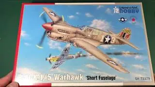 P 40K 1 5 Warhawk Short Fuselage Special Hobby 1 72 scale model