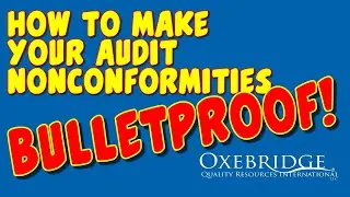 How to Make Your Audit Nonconformities Bulletproof