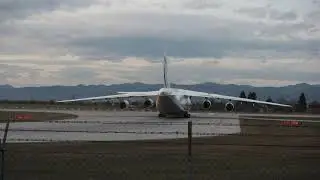 ANTONOV 124-100M take off- Sofia Airport 16/03/2019. Part 2