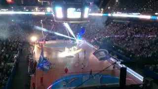 HSV Handball Mannschaft Einlauf