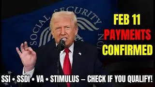 SSI, SSDI, VA & Stimulus Payments Start Feb 11 - SSA Confirmed-Check If You Qualify!