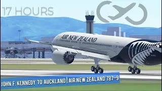 ULTRA LONG | Infinite flight 22.7 | John F. Kennedy (JFK) to Auckland (AKL) | Air New Zealand 787-9