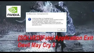 How to Fix DevilMayCry5.exe Fatal Application Exit Error for Nvidia