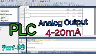PLC Analog Output Programming Examples || Output 4-20mA. @eclickbd2079