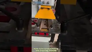 Multi-Function Punching and Shearing Machine #steelmachine  #punchingmachinesupplier