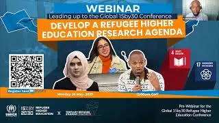 Develop a Refugee Higher Education Research Agenda Webinar