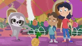 Gisele&rsquo;s Mashup Adventure Ep 2 | Spaceship Sloth Pineapple Cartoon for Kids