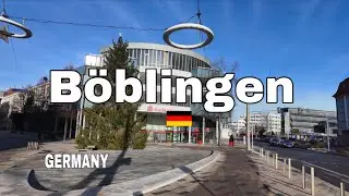 Böblingen Germany Walking Tour | Exploring a Modern City in Baden-Württemberg | 4K 60fps