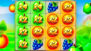 FRUIT PARTY SLOT WAS ACTUALLY PAYING!! (Bonus Buys)