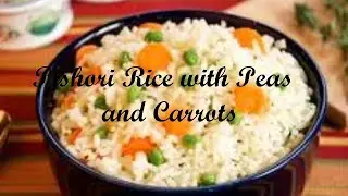 Steamed Vegan Rice Recipe/Rice with Peas and Carrots/How to make Perfect Fluffy Rice