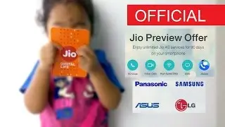 Official Free Reliance Jio 4G Sim with Unlimited Preview Offers (Read Description)