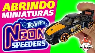 Abrindo as Minis Neon Speeders da Hot Wheels