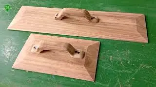 Como hacer Llanas de madera para albañil.