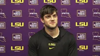 LSU QB Garrett Nussmeier, Florida game-week interview