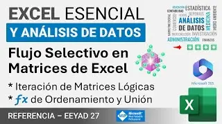 Fórmulas de Excel con Flujo Selectivo de Matrices (Ejemplo: Invertir Consonantes)