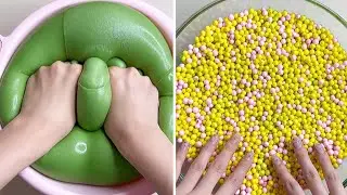 Most Relaxing and Satisfying Slime Videos #496 //Fast Version // SLM Satisfying //