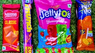 Kitkat munch jelly lolipop /ASMR satisfying video most popular gaint candy 🍬🍭