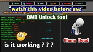 BMB Unlock Tool v35 Live Test on OPPO | How to use BMB Unlock Tool