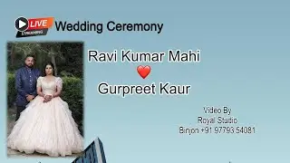 WEDDING Ravi Kumar Mahi Weds Gurpreet Kaur Video By Royal Studio Binjon +91 97793 54081