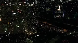 Los Angeles night lights time lapse
