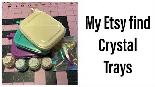 My Etsy Find This Week~ Crystal Trays~ Canadian Shop