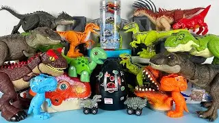 ASMR Jurassic World Unboxing Colorful Dinosaur T-rex Scopion Rex Carnotaurus Raptors Brachio Giga