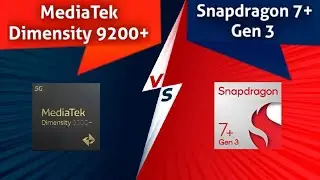 MediaTek Dimensity 9200+ Vs Snapdragon 7+ Gen 3 | Which one is Best ? #processor #tech #reshtechy