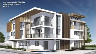 Design a Building in FreeCAD | Beginner&rsquo;s Guide to 3D Architecture Modeling | Part 1 | FreeCAD