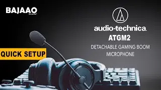 Audio-Technica ATGM2 Detachable Gaming Boom Microphone | Quick Setup