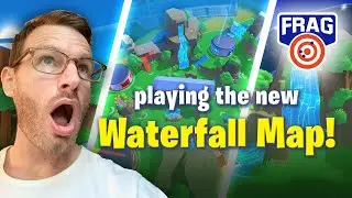 *NEW* FRAG PRO SHOOTER WATERFALL MAP IS HERE! REACTION AND GAMEPLAY!