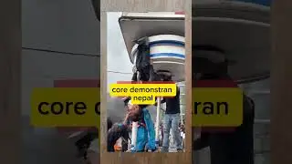 Core demonstran Nepal bikin ngakak, ada ada aja kelakuannya kocak abis #funny #nepal #fyp JHM CHANEL