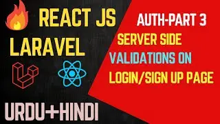 Part 8-💥 React & Laravel: Server Side Form Validation