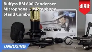 Bulfyss BM 800 Condenser Microphone + Microphone Stand Combo Unboxing