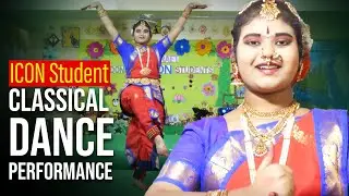 Classical Dance performed icon student | science expo 2025 | icon public school 
