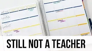 Social Media & Work Planner Setup | Erin Condren Teacher Planner