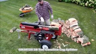 GB28T25 Boss Industrial 28 Ton Gas Vertical/Horizontal Log Splitter