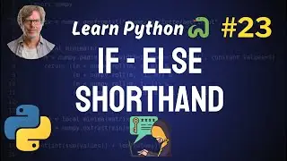 If-Else Shorthand Notation - Python Full Course 🐍 2024