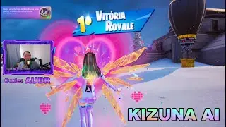 KIZUNA AI = Vit&oacute;ria Royale a DUPLA PERFEITA no Fortnite 💅